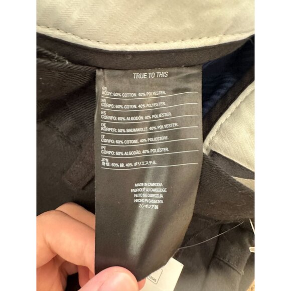 NWT Volcom Mens‎ Corpo Class Pants Black Size 28 Cotton & Polyester Blend - Picture 5 of 8